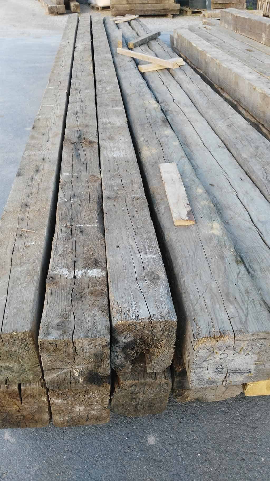 Vigas de Madera Recuperadas - RUSTICOS Y MADERA