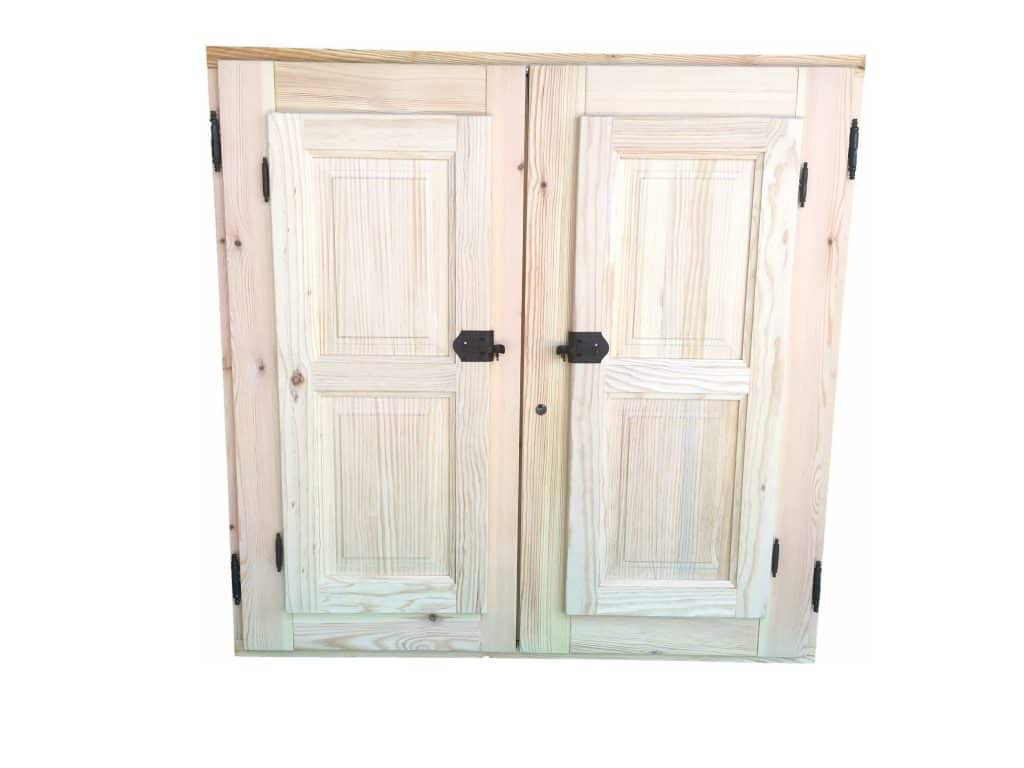 Ventana de Madera Rústica - RUSTICOS Y MADERA