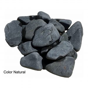 piedra negra jardín