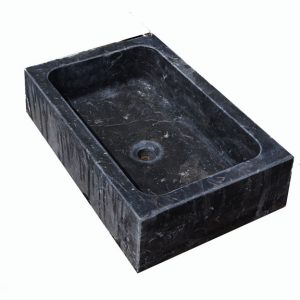 Es un fregador de piedra natural en color negro, característica que le aporta singularidad.