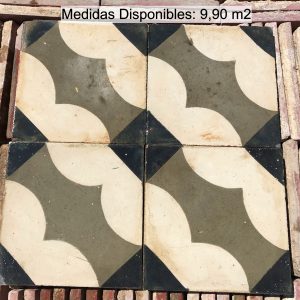 LOSA HIDRAULICA CON DIBUJO ANTIGUA RECUPERADA - Imagen 10