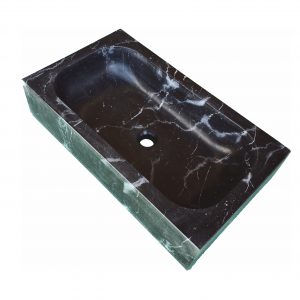 lavabo marmol negro