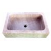 lavabo fregadero piedra natural rosa zarci