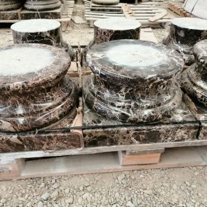 bases columnas de mármol