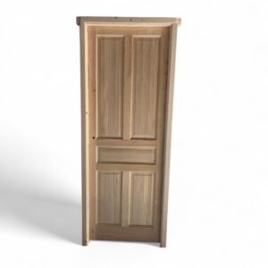 puerta interior madera maciza