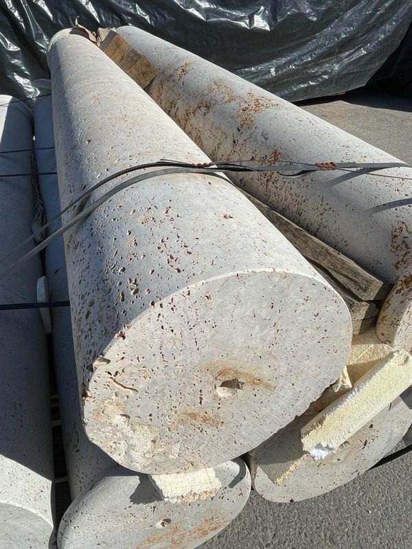 columnas de mármol liso