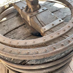 RUEDAS DE CARRO ANTIGUAS DE MADERA ESTILO GALLEGO - Varios Modelos - Imagen 3