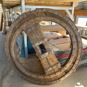 RUEDAS DE CARRO ANTIGUAS DE MADERA ESTILO GALLEGO - Varios Modelos - Imagen 2