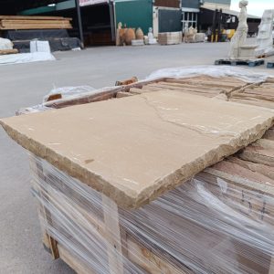 SUELO PIEDRA NATURAL BEIGE PARA EXTERIOR - LOSAS DE PIEDRA NATURAL 60cm X 40 cm - Imagen 2