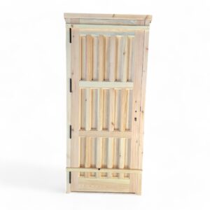 Puerta Exterior Ciega de Madera con Clavos Modelo Avilés - Imagen 3