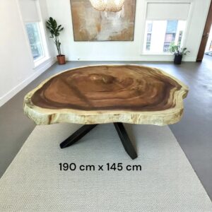 mesa ovalada en salón