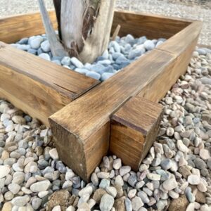 Bordillo Jardinera de Madera para Árboles y Plantas - Imagen 3