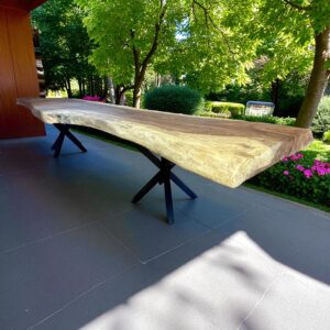 mesa rústica gigante
