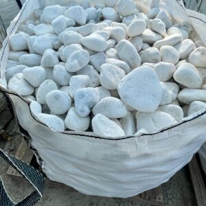 piedra canto rodado blanco