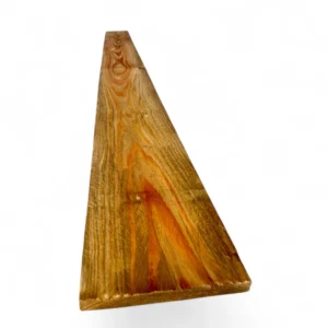 tabla cepillada y pintada color roble